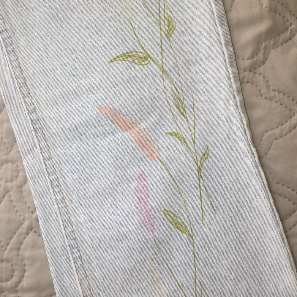 Vintage Polo Ralph Lauren Painted Cropped Flare - Picture 3 of 10